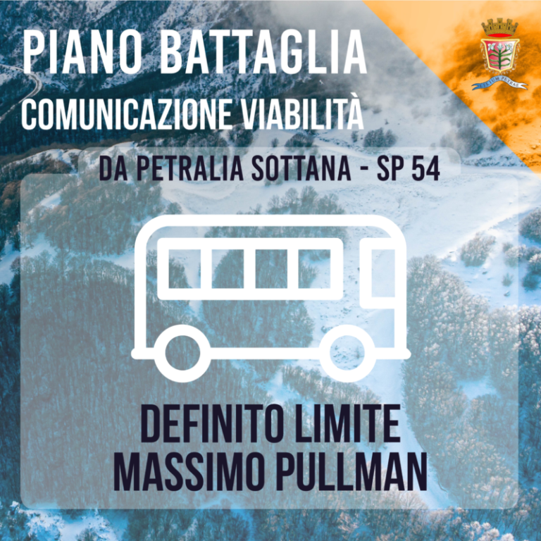 Piano Battaglia: limitazioni accesso autobus, definito il limite massimo