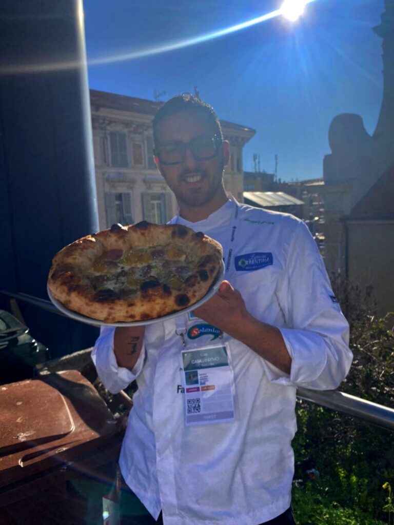 Prime soddisfazioni a Casa Sanremo per il pizzaiolo madonita Michele Orlando: pizze per Amadeus e Morandi, il menù di Sanremo