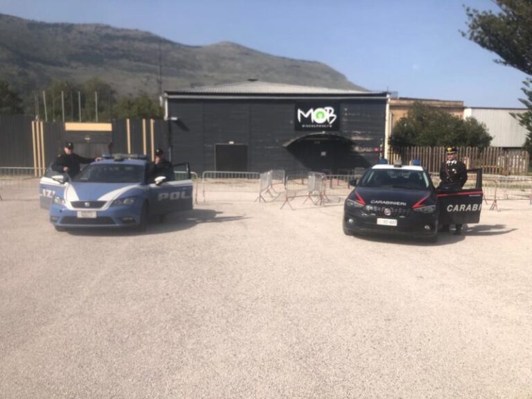 Discoteca Mob di Carini: posti nuovamente i sigilli