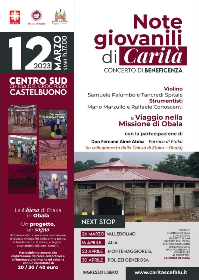 A Castelbuono il concerto di beneficenza per una chiesa in Camerun