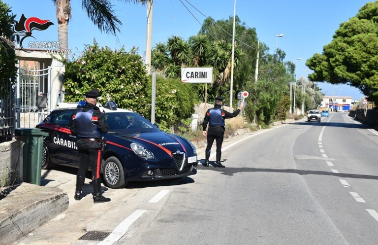 Operazione dei carabinieri in provincia di Palermo: arrestati 4 ladri responsabili di 11 furti a esercizi commerciali