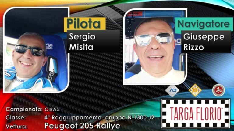 Speciale Targa Florio: intervista all’equipaggio termitano Misita-Rizzo IL VIDEO