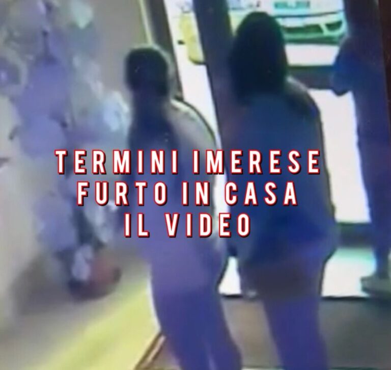 Termini Imerese: banda di donne in azione in un appartamento di via Piersanti Mattarella FOTO E VIDEO