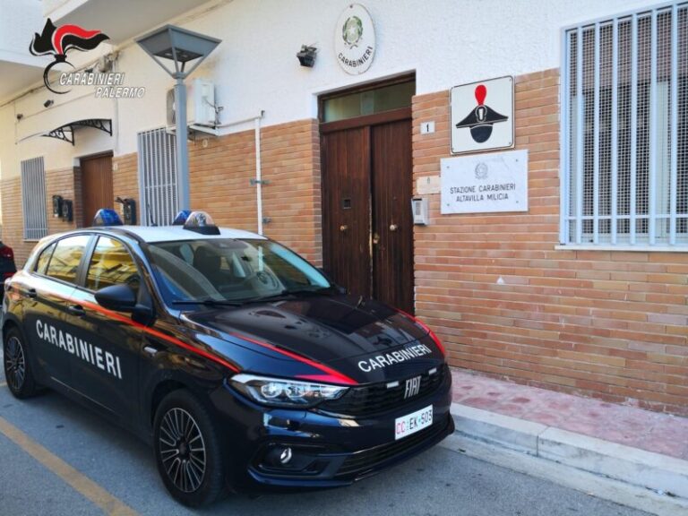 Altavilla Milicia: carabinieri arrestano un uomo per spaccio di stupefacenti e furto di energia elettrica