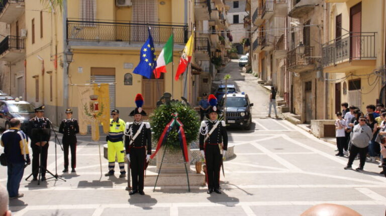 Cerimonia di commemorazione del 79°anniversario della morte del carabiniere Antonino Fleres