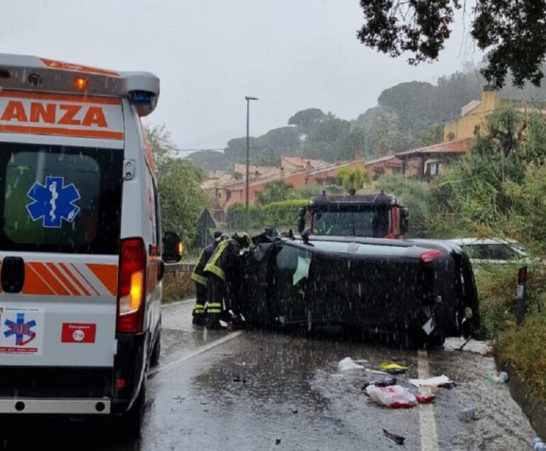 Incidente sulla SS 113 nei pressi di Cefalù: due termitani feriti trasportati all’ospedale Giglio