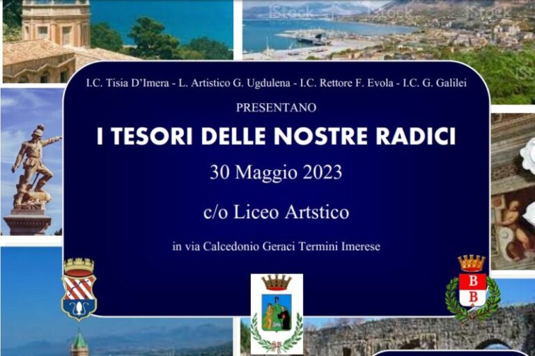 Termini Imerese: al via la presentazione del progetto “I tesori delle nostre radici-Piano delle Arti”