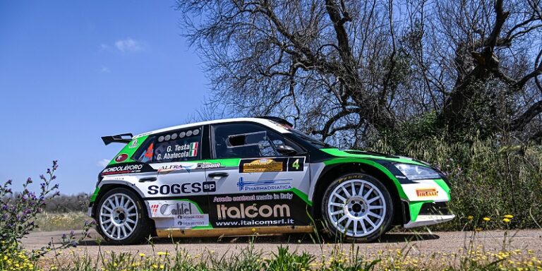 Giuseppe Testa regala un quinto posto al Rally del Salento alla scuderia RO racing
