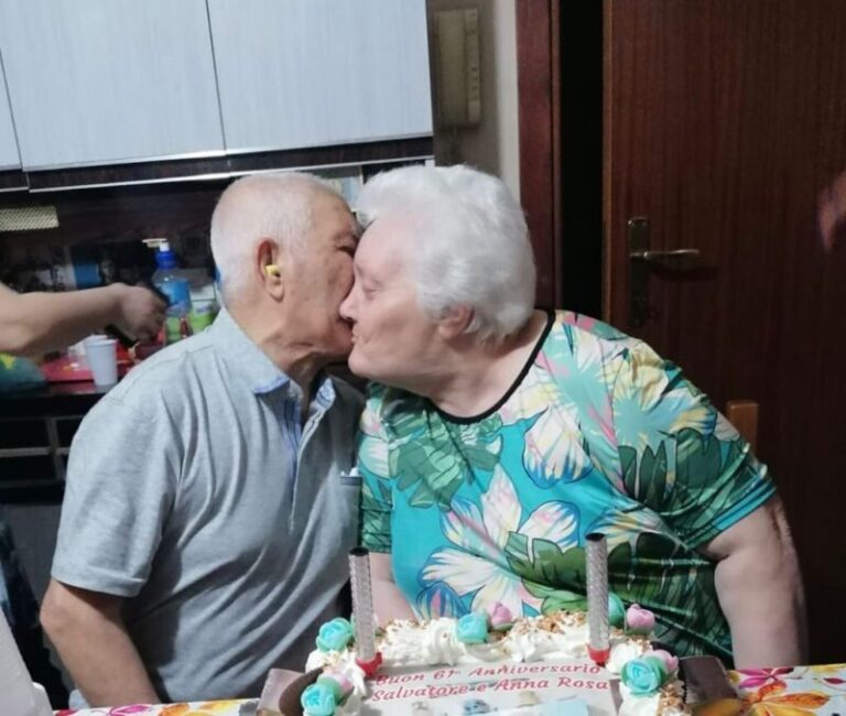 Trabia: festa per i 61 anni di matrimonio di Rosa e Salvatore, una coppia inossidabile FOTO