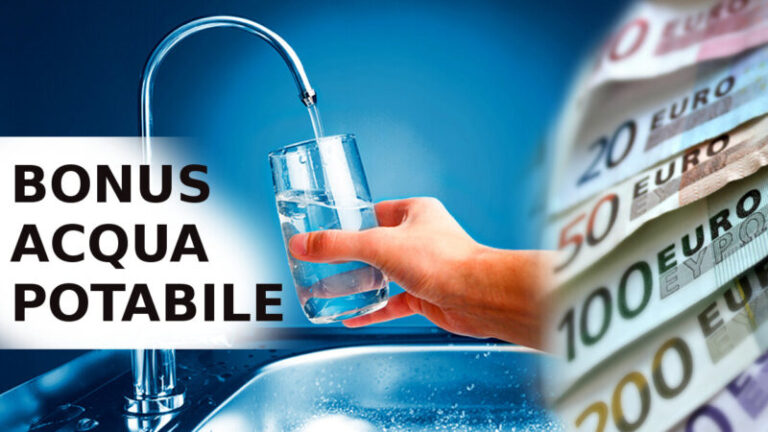 Bonus acqua potabile, cos’è e come fare richiesta