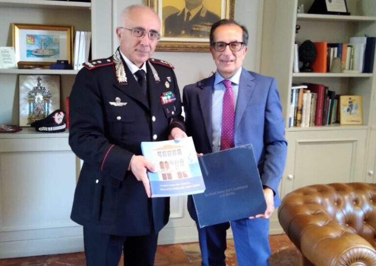 Contrasto alle irregolarità nel mondo del lavoro: comandante legione carabinieri Sicilia incontra direttore Inail Sicilia