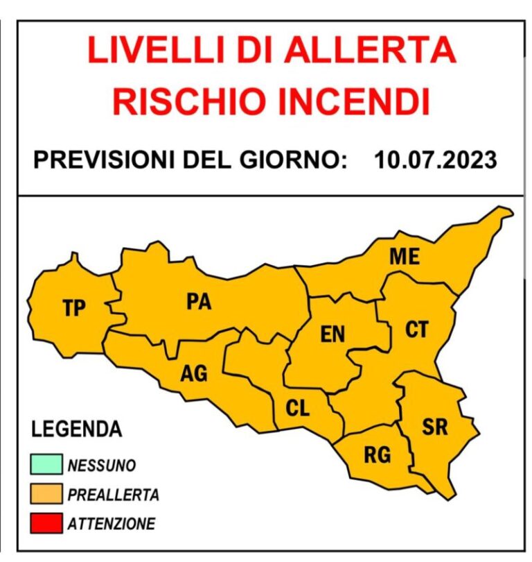 Meteo: anche in provincia di Palermo il 10 luglio caldo afoso e temperature fino a 38 gradi