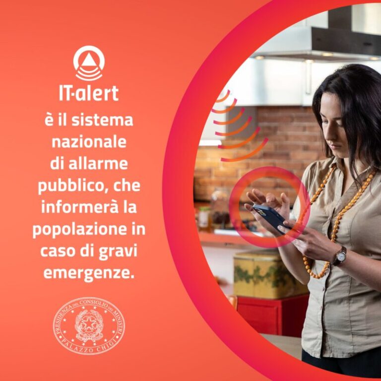 Protezione civile: testato il nuovo sistema di allarme, è “allert” su tutti gli smartphone siciliani