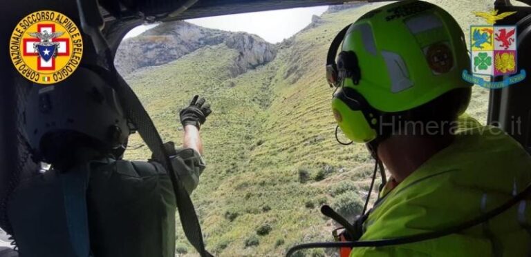 Paura ad Altavilla Milicia: escursionista colto da malore salvato dal soccorso alpino FOTO