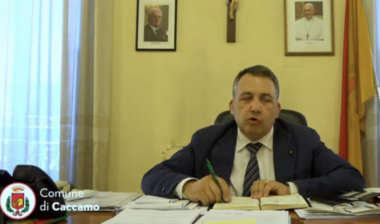 Comune di Caccamo in dissesto finanziario: il video messaggio del sindaco Fiore “Ci sentiamo truffati” VIDEO