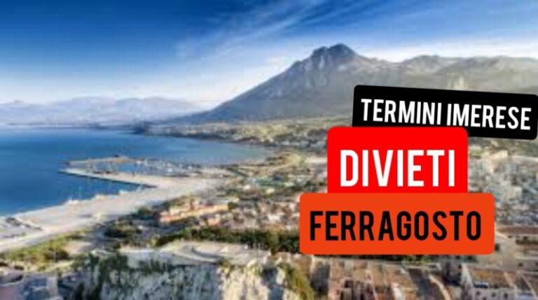 Ferragosto Termini Imerese: l’ordinanza del sindaco con i divieti e le limitazioni