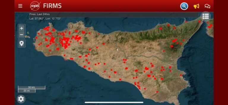 Incendi in Sicilia: mezzi in volo dall’alba