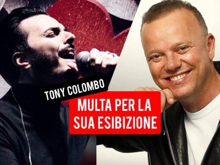 Tony Colombo multato per un’esibizione “fuori programma” con Gigi D’Alessio