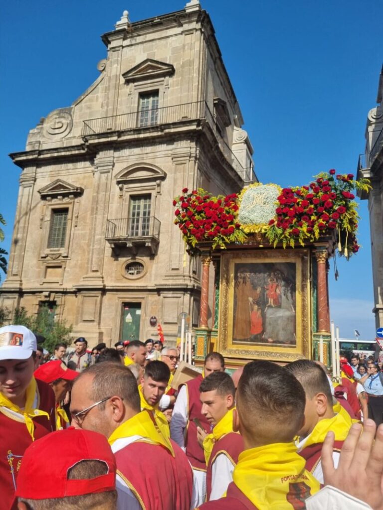 L’icona della Madonna della Milicia a Palermo via mare