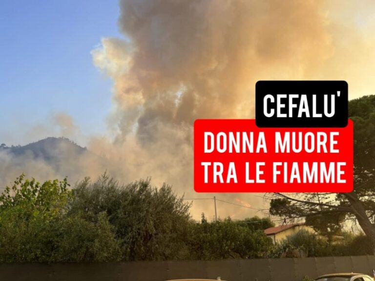 Tragedia a Cefalù: donna muore per liberare i cavalli intrappolati tra le fiamme