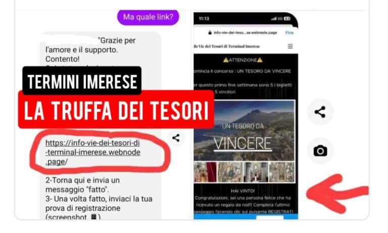 Termini Imerese: tentativo di truffa sul concorso “Le vie dei tesori”