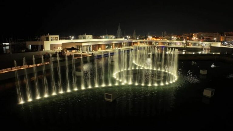 Palermo Marina Yachting aperto fino alle ore 01.30: gli orari della fontana danzante