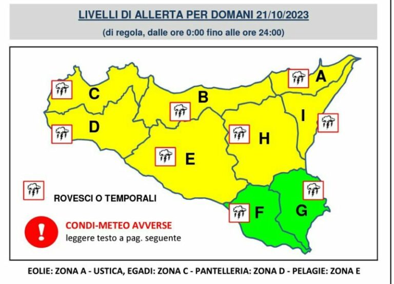 Meteo: in arrivo temporali a Termini Imerese e nei comuni della provincia di Palermo IL BOLLETTINO