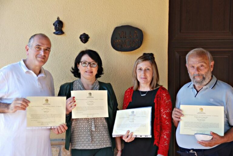 Poeti termitani premiati al concorso “La verde isola Trinacria” a Trabia