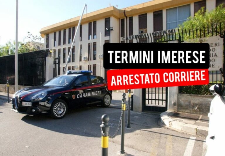 Termini Imerese: carabinieri arrestano corriere trentaquattrenne