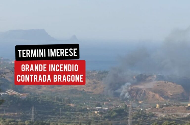 Scirocco Termini Imerese: fiamme in contrada Bragone lambiscono la chiesetta di Santa Marina VIDEO