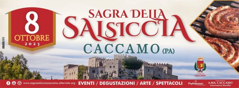 Caccamo è pronta per la sagra della salsiccia IL PROGRAMMA