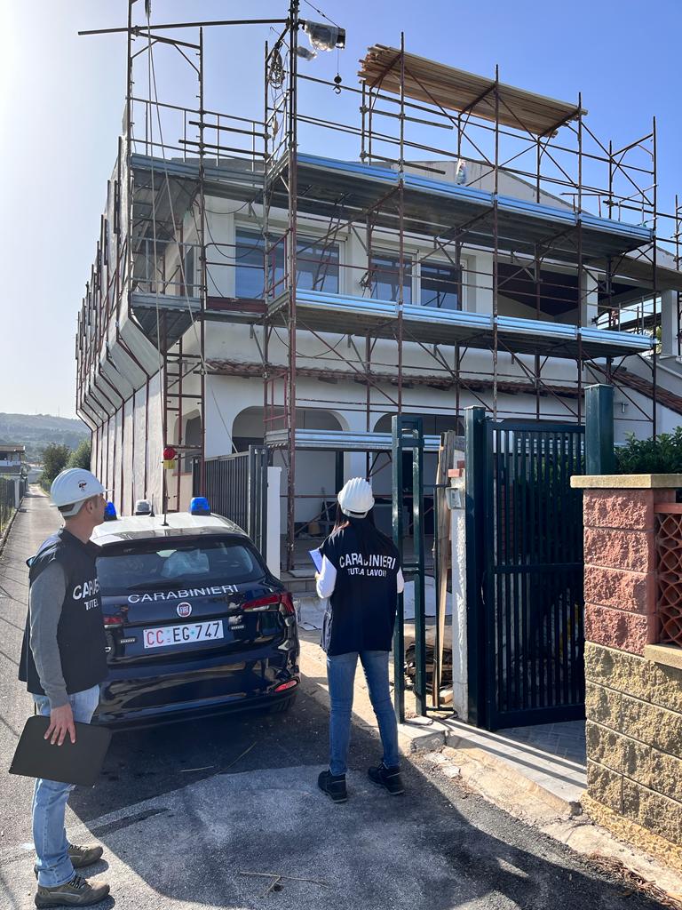 Controlli dei carabinieri alle aziende e cantieri edili a Palermo e provincia: sanzioni per oltre 590mila euro