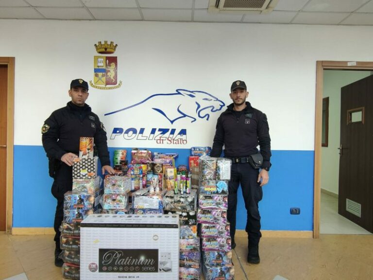 Deposito di fuochi pirici allo Zen di Palermo: Polizia sequestra botti illegali