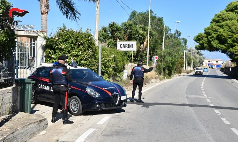 I carabinieri intensificano i controlli: un arresto e una denuncia in provincia di Palermo