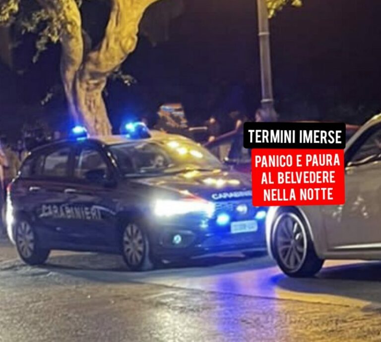 Termini Imerese: lite tra due giovani al Belvedere scatena il panico, termitano arrestato