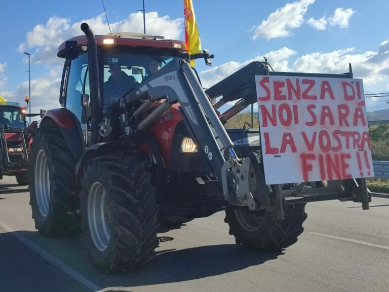 Sciopero dei mezzi agricoli a Termini Imerese: “Ora basta, l’agricoltura italiana va difesa” LE INTERVISTE VIDEO