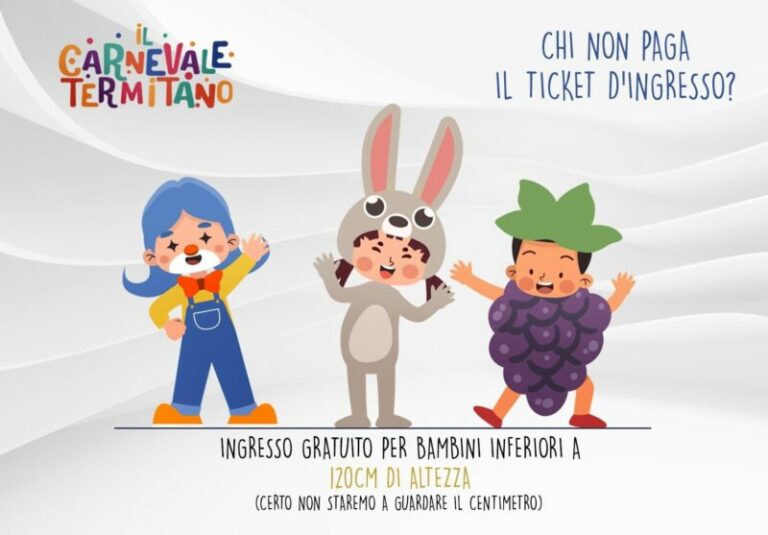 Carnevale Termitano: chi non paga il ticket d’ingresso? Come arrivare e dove parcheggiare