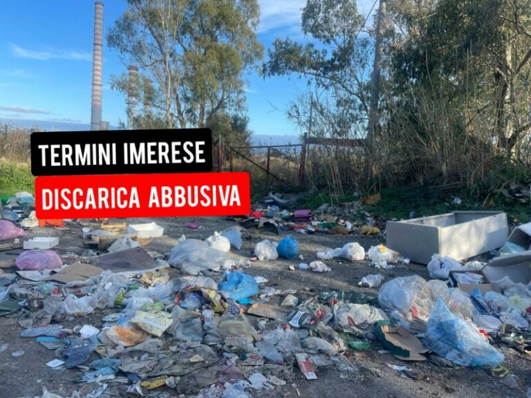 Termini Imerese, la contrada Scialandra sempre più nel degrado: discarica a cielo aperto e rifiuti abbandonati sul bordo della strada FOTO