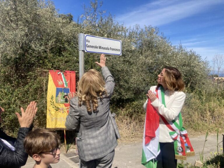 Inaugurata una nuova strada a Termini Imerese: via Generale Francesco Minasola