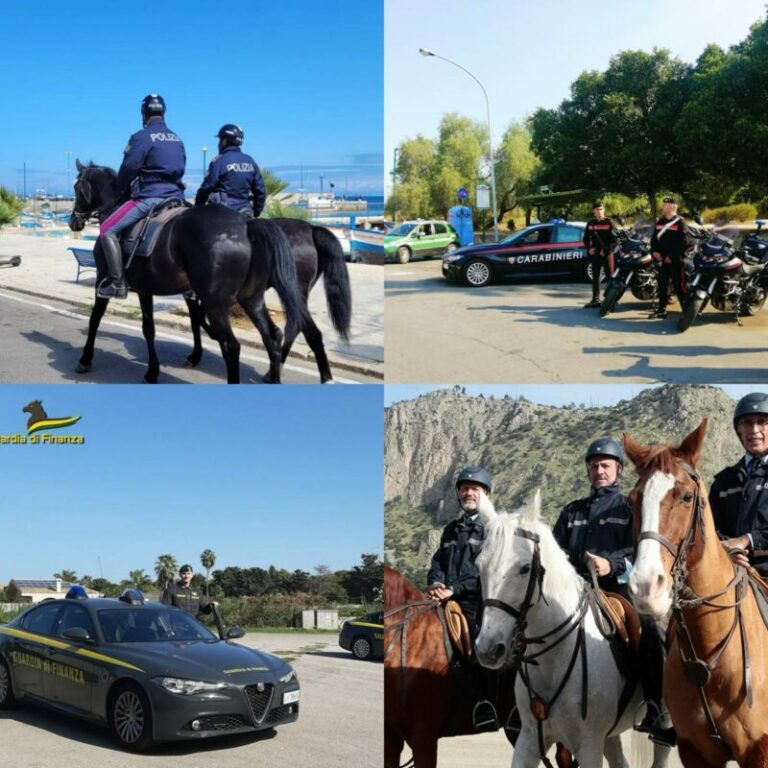 Controlli delle Forze di Polizia durante il ponte Pasquale