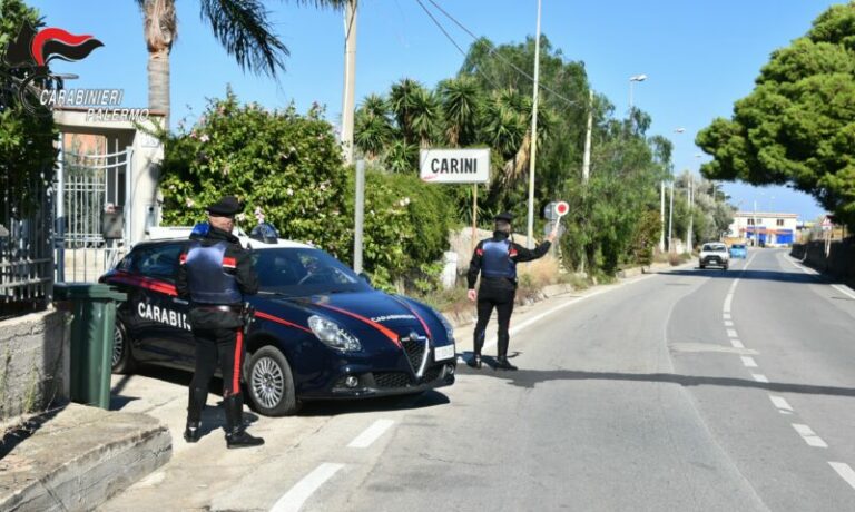 Giovane di 28 anni arrestato per furto in provincia di Palermo