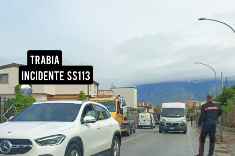 Incidente sulla SS 113 tra Trabia e Termini Imerese: tamponamento tra due autovetture