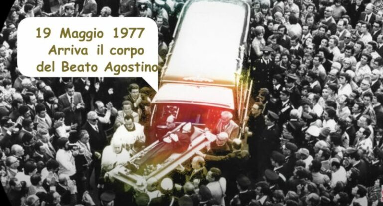 19 Maggio 1977: arriva a Termini Imerese il corpo del Beato Agostino Novello