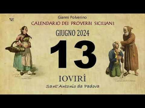 13 giugno 2024:  calendario, proverbio, santo del giorno e meteo VIDEO