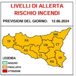 Allerta arancione su Palermo e provincia per rischio incendi e ondate di calore