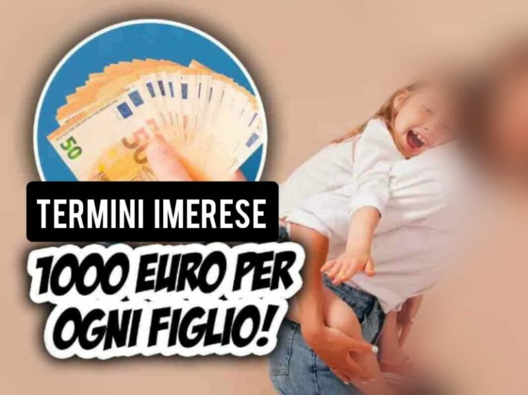Termini Imerese: bonus di 1000 euro per la nascita di un figlio ECCO COME RICHIEDERLO