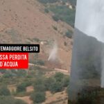 Montemaggiore Belsito in piena crisi idrica: l’acqua si perde da giorni per le campagne FOTO