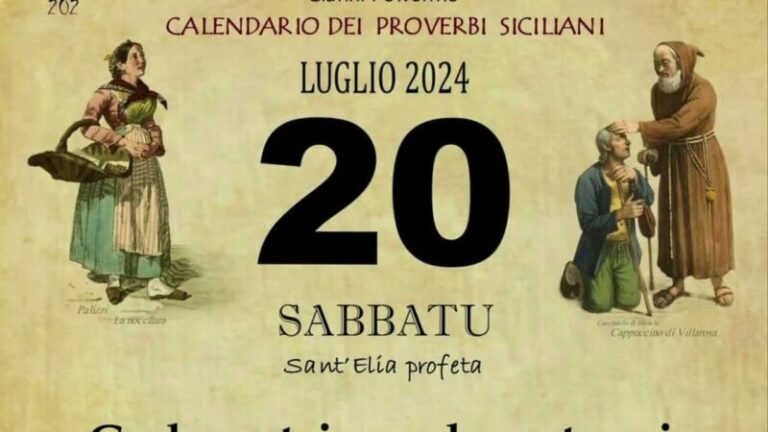 20 luglio 2024: calendario, proverbio, santo del giorno e meteo VIDEO