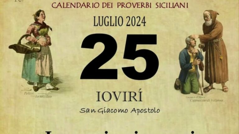 25 luglio 2024: calendario, proverbio, santo del giorno e meteo VIDEO