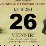 26 luglio 2024: calendario, proverbio, santo del giorno e meteo VIDEO